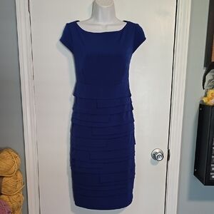 Sandra Darren Women's Royal Blue Dress Size 12 Like New